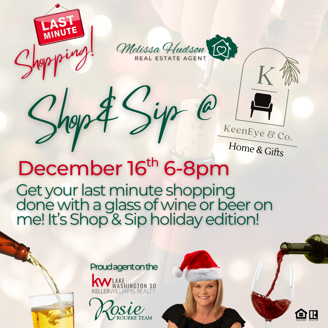 shop and sip event in fairwood melissa hudson realtor