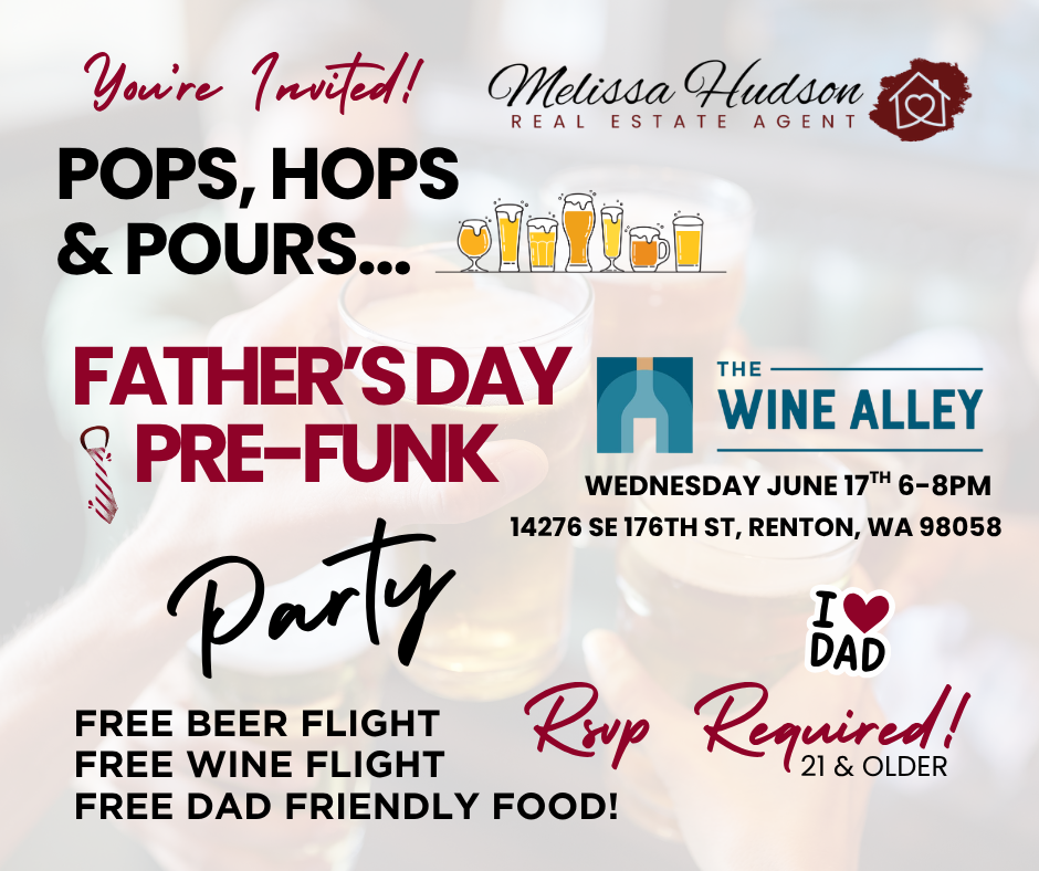 fathers day pre funk party at the wine alley hosted by melissa hudson realtor in fairwood